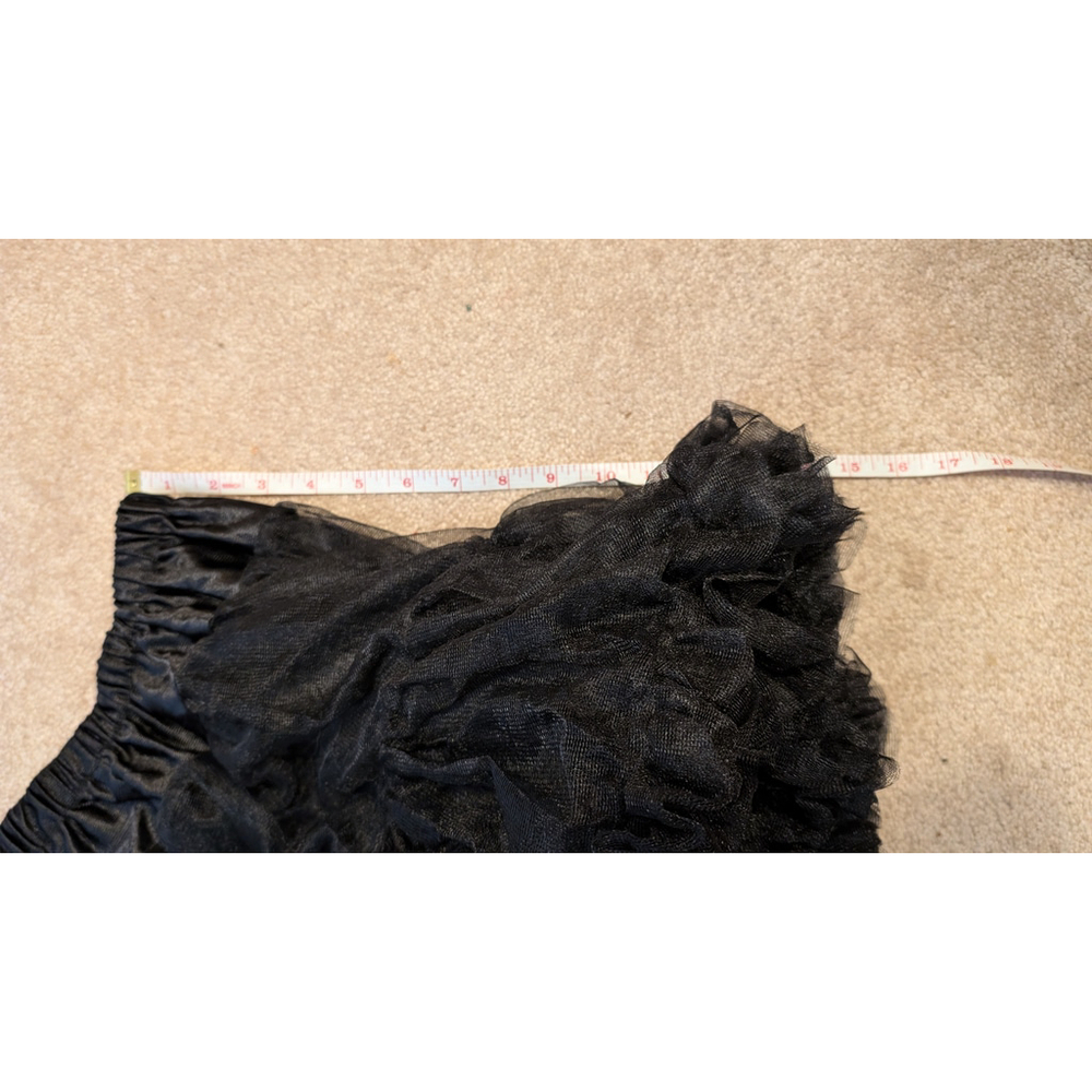 Women's Short Petticoat Skirt by Costumes USA Black Size Medium - Picture 6 of 8
